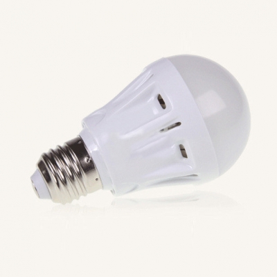 Plastic 2835SMD E27 3W Cool White  LED Globe Bulb