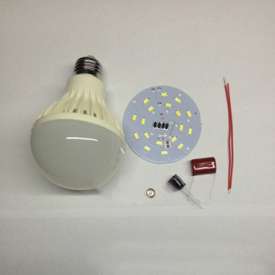 SMD5630 PP 125*77mm18Leds    220V 6000K LED Globe Bulb