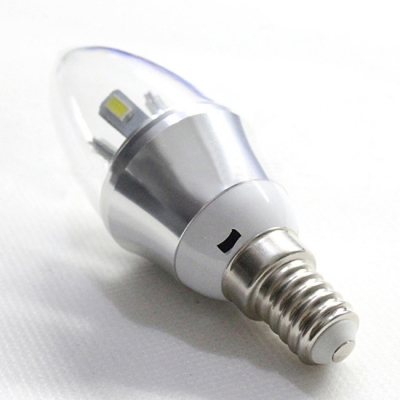 5W Warm  White E14-5730 AC85-265V LED Candle Bulb