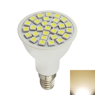E14 30-SMD5050 Warm White 85-265V 3W  LED Par Bulb