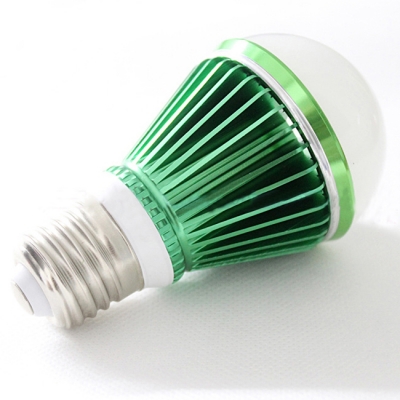 Green 300lm E27 3W  Warm White Light