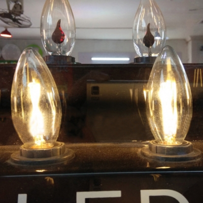 E14 4W LED Edison Bulb Candle Yellow Light