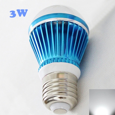 E27 3W Sky Blue 300lm Cool White Light LED Bulb