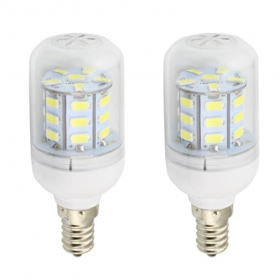 Clear 300lm 85-265V 3.6W LED Bulb E12 6000K 2Pcs