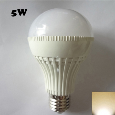 E27 220V 5W 180 Warm White Lighted LED Globe Bulb