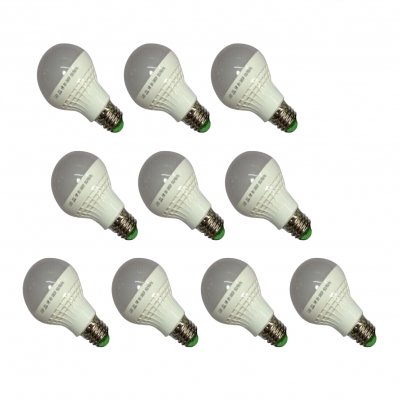10Pcs 6000K 5W 220V E27 LED Globe Bulb 5730SMD 180