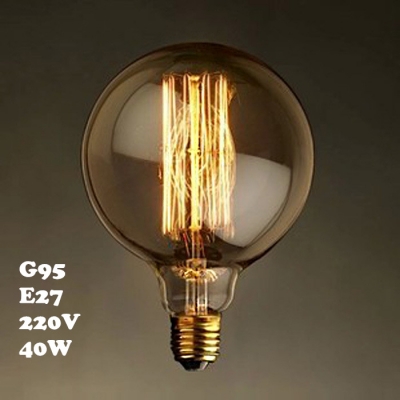 G95 220V  E27 145*90mm 40W Edison Bulb