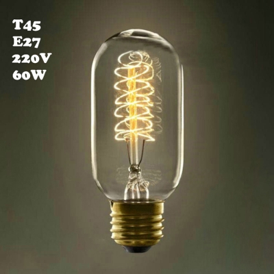 

Vintage LOFT 220V T45 E27 60W Edison Bulb, HL388867