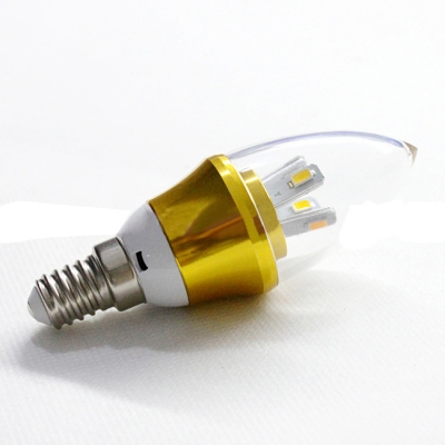 10Pcs E14-5730 AC85-265V 4W LED Candle Bulb