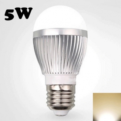 E27 5W 220V Warm White  LED Globe Bulb