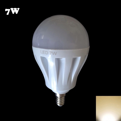 Warm White Light 27Leds 180° E14 7W  Globe Bulb