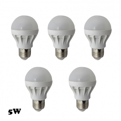120 5Pcs E27 5W 350lm 5730SMD LED Globe Bulb
