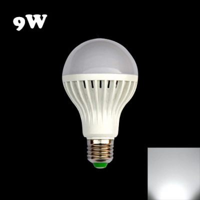 220V E27 9W Cool White Light LED Globe Bulb