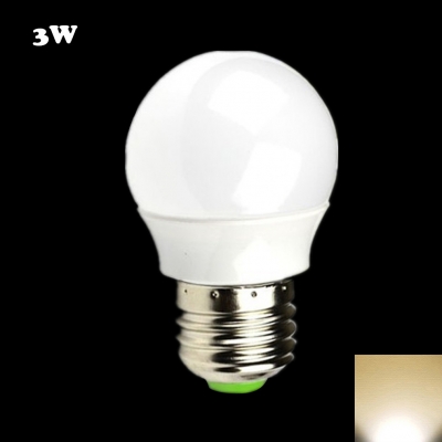 2700-3000K E27 3W LED Globe Bulb