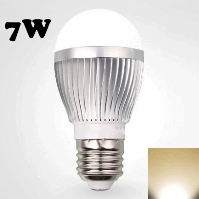 7W 220V Warm White E27  LED Globe Bulb