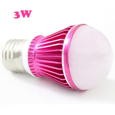 Rose Red 300lm E27 3W  Warm White Light