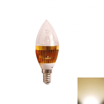 5W Golden Warm White 180 550lm E27 Candle Bulb