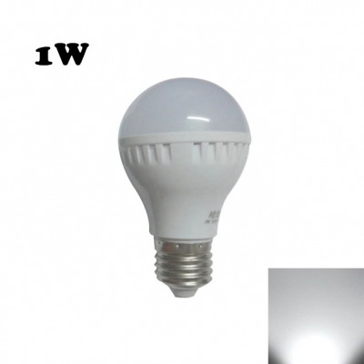 E27 1W Plastic LED Globe Bulb 240lm 6000K