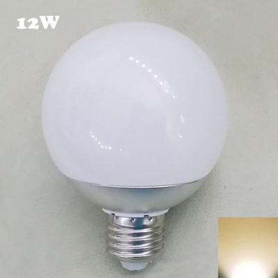 LED Globe Bulb  Chrome E27 12W 2700K Warm White