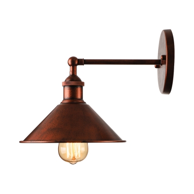 8'' H Antique Copper 1 Light Indoor LED Wall Lamp