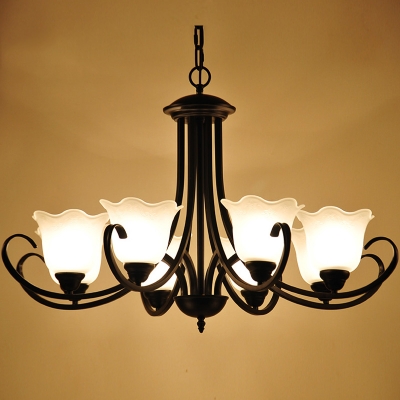 black iron dining room chandelier