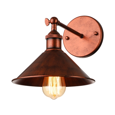 8'' H Antique Copper 1 Light Indoor LED Wall Lamp