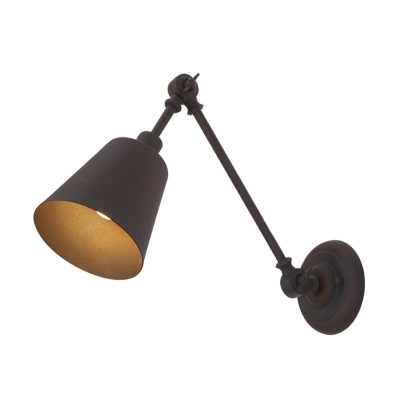 English Bronze 1 Light Adjustable LED Wall Sconce