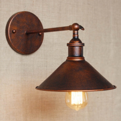 8'' H Antique Copper 1 Light Indoor LED Wall Lamp