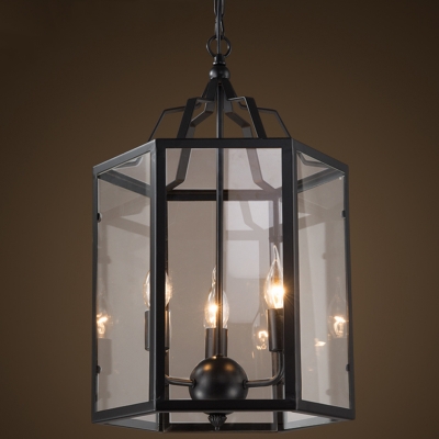 Lantern style chandelier