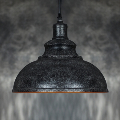 LOFT Rust Iron Dome LED Pendant Light