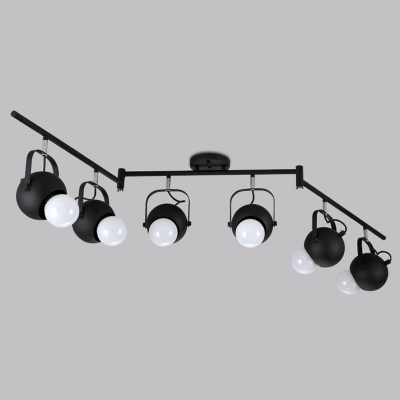 64 Inhces Wide 6 Light Swing Arm Spotlight Led Close To Ceiling