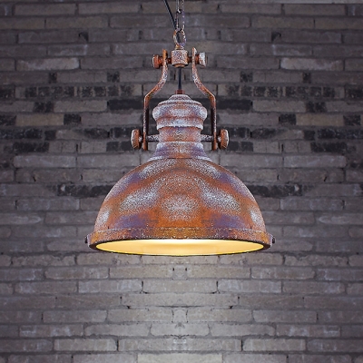 Antique Copper 12'' Wide LED Pendant Light with Diffuser