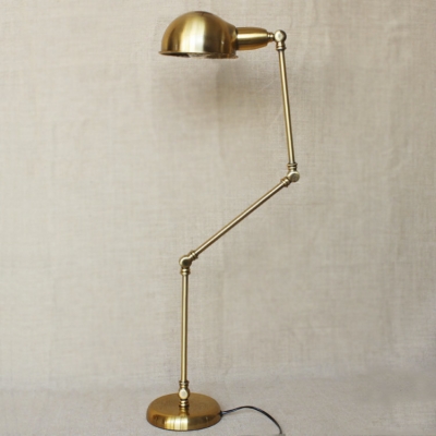 Brass1 Light Adjustable LED Table Lamp