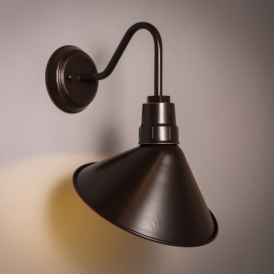 Angle Shade LED Wall Sconce in Industrial Style