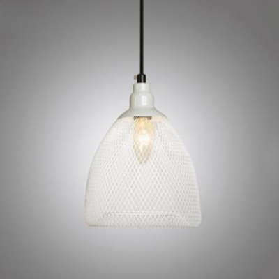 Vintage Black Industrial Rustic Metal Mesh LED Pendant Light Ceiling Lamp Shade