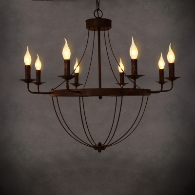 

31 1/4'' Wide Vintage 8 Lights Large LED Chandelier, HL410740