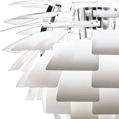 33 Inches Wide Designer Lighting PH Artichoke Pendant in White