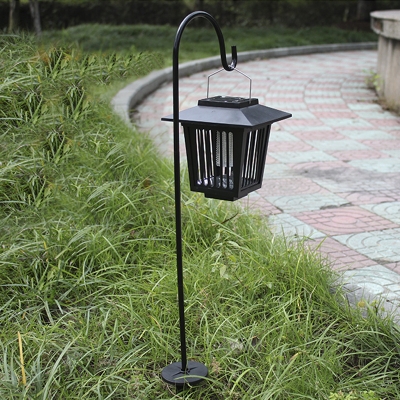 30 Inches High Solar Powered LED Lantern Bug Killer Garden Stake Pathway Lighting