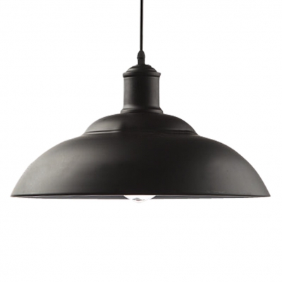 Elegant Matte Black 1 Light Indoor LED Pendant
