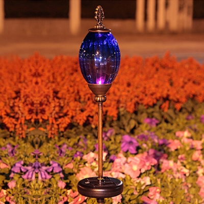 Colorful Solar Powered Pearl Shape Decorative LED Outdoor Garden Stake
