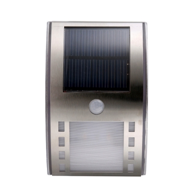 Stainless Steel 3-LED Solar Powered Step Light