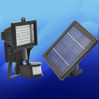 Smart Solar Powered Motion Sensor 60 LED Floodlight Security Lighting