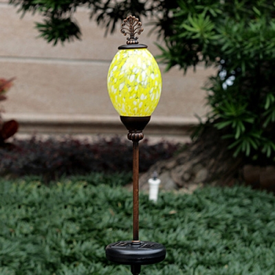 Colorful Solar Powered Pearl Shape Decorative LED Outdoor Garden Stake