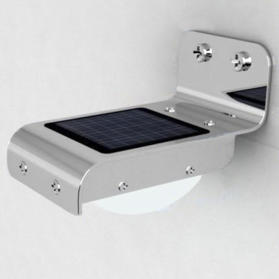 Aluminum 16 LED Solar Step Light with Light Sensor