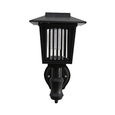 Cheap Mission Style 11'' H Plastic Bug Killer Outdoor Solar Wall Lamp