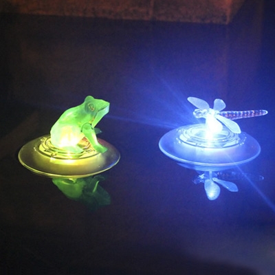 Color Changing 5'' Wide Dragonfly LED Solar Decorative Floating Light