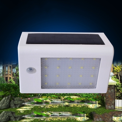 20 LED Solar Power Outdoor Motion Sensor Security Step Light