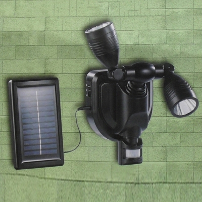 Motion Sensor 38 Leds Garage Adjustable Double Head  Wall Mount Outdoor Solar Security Lighting