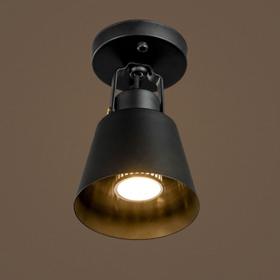 8'' W Matte Black Finish LED Spotlight/Ceiling Light