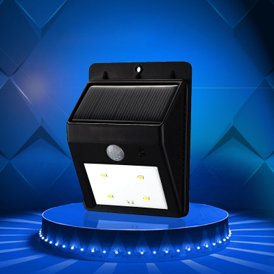 ABS 4 LED Solar Motion Sensor Bright Deck/Step Light